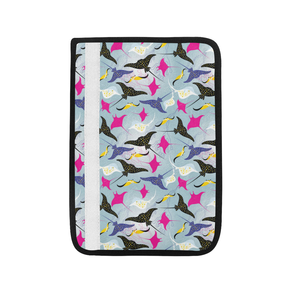 Stingray Pattern Print Design 01 Car Seat Belt Cover