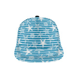 Starfish blue blackground All Over Print Snapback Cap