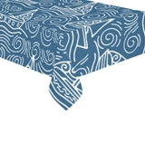 Hand drawn sailboat pattern Tablecloth