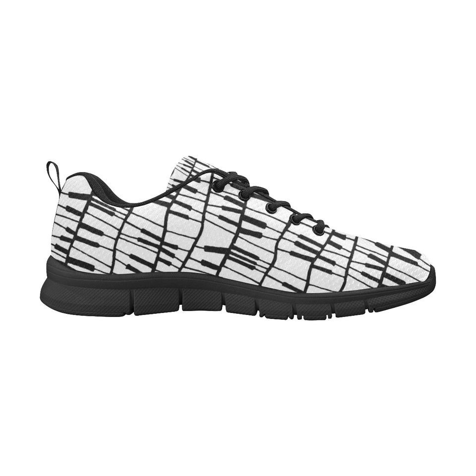 Piano Pattern Print Design 03 Men's Breathable Sneakers ( Model 055)