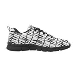 Piano Pattern Print Design 03 Men's Breathable Sneakers ( Model 055)