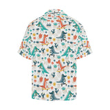 Cute Crocodile Pattern Men's All Over Print Hawaiian Shirt