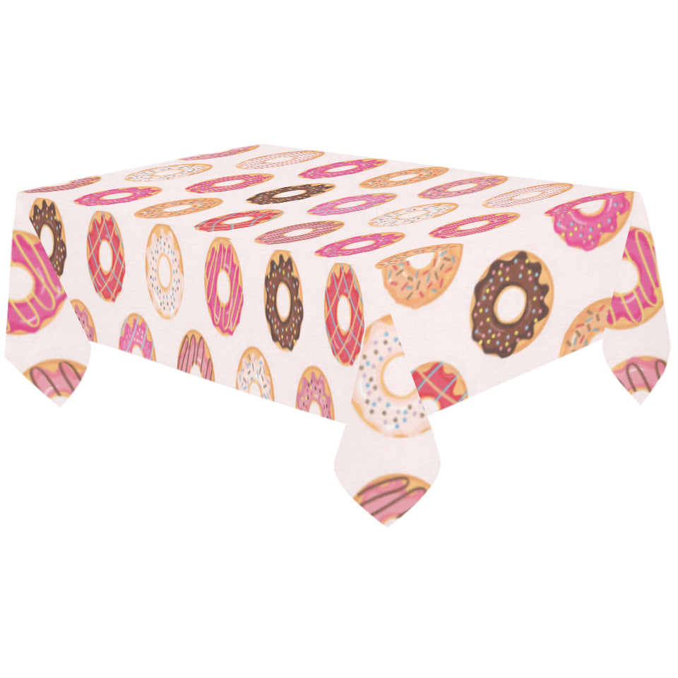 Colorful donut pattern Tablecloth
