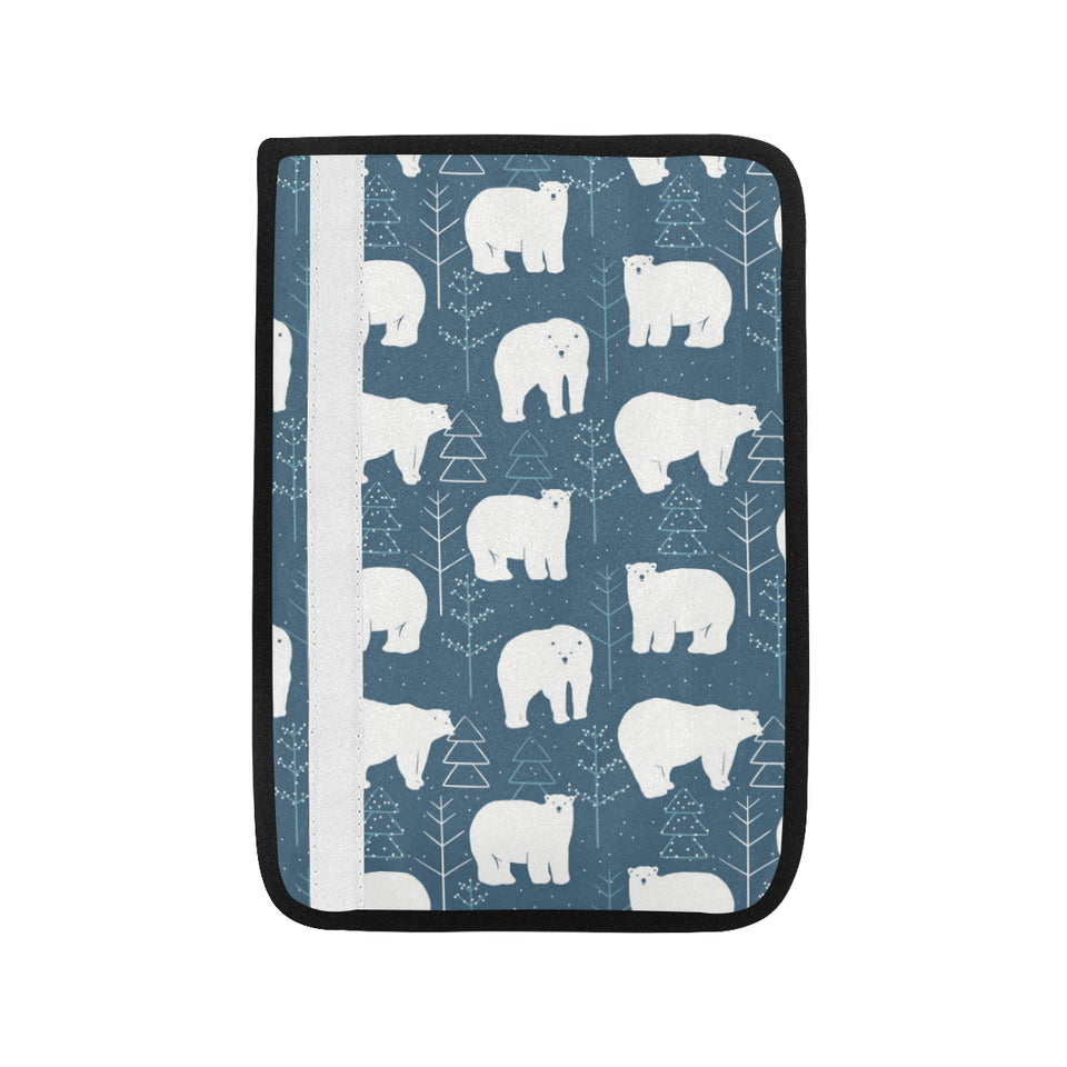 polar bear mother her child pattern Car Seat Belt Cover