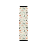 Swallow Pattern Print Design 02 Car Seat Belt Cover
