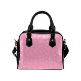 Sweet candy pink background Shoulder Handbag