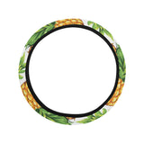 Pineapples design pattern Car Steering Wheel Cover