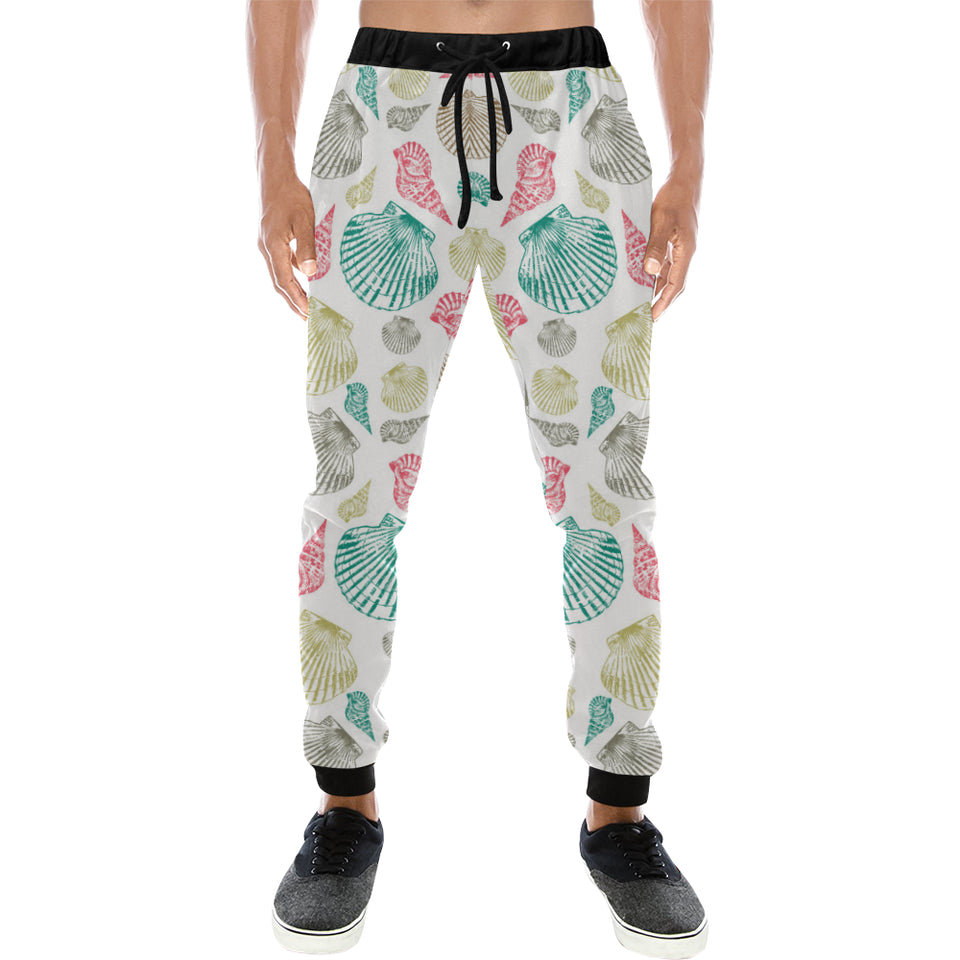 Colorful shell pattern Unisex Casual Sweatpants
