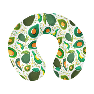 Avocado design pattern U-Shaped Travel Neck Pillow