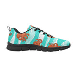 Octopuses sea wave background Men's Sneaker Shoes