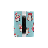 Cute penguin christmas  design pattern Morphing Mug Heat Changing Mug