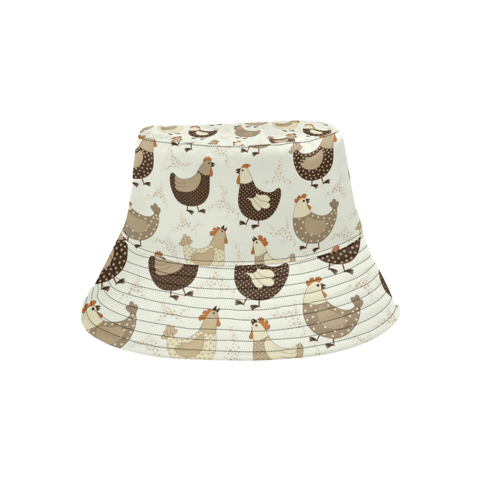 Cute rooster chicken cock Unisex Bucket Hat