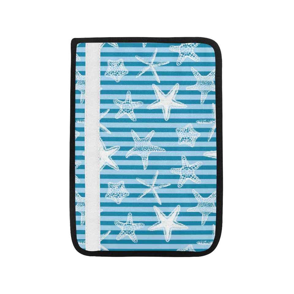 Starfish blue blackground Car Seat Belt Cover