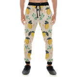 lemon flower leave pattern Unisex Casual Sweatpants