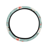 Cute snowman pattern Car Steering Wheel Cover
