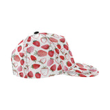 watercolor hand drawn beautiful strawberry pattern All Over Print Snapback Cap