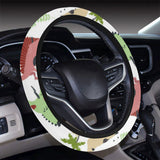 Cute dinosaurs pattern Car Steering Wheel Cover