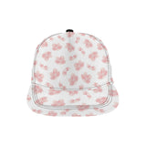 Pink sakura cherry blossom pattern All Over Print Snapback Cap