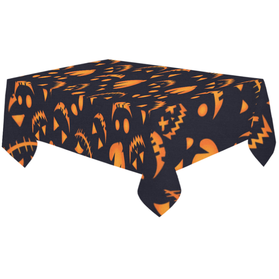 Halloween pattern Pumpkin background Tablecloth