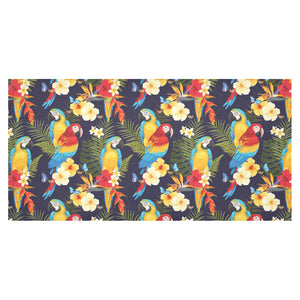 Colorful parrot flower pattern Tablecloth
