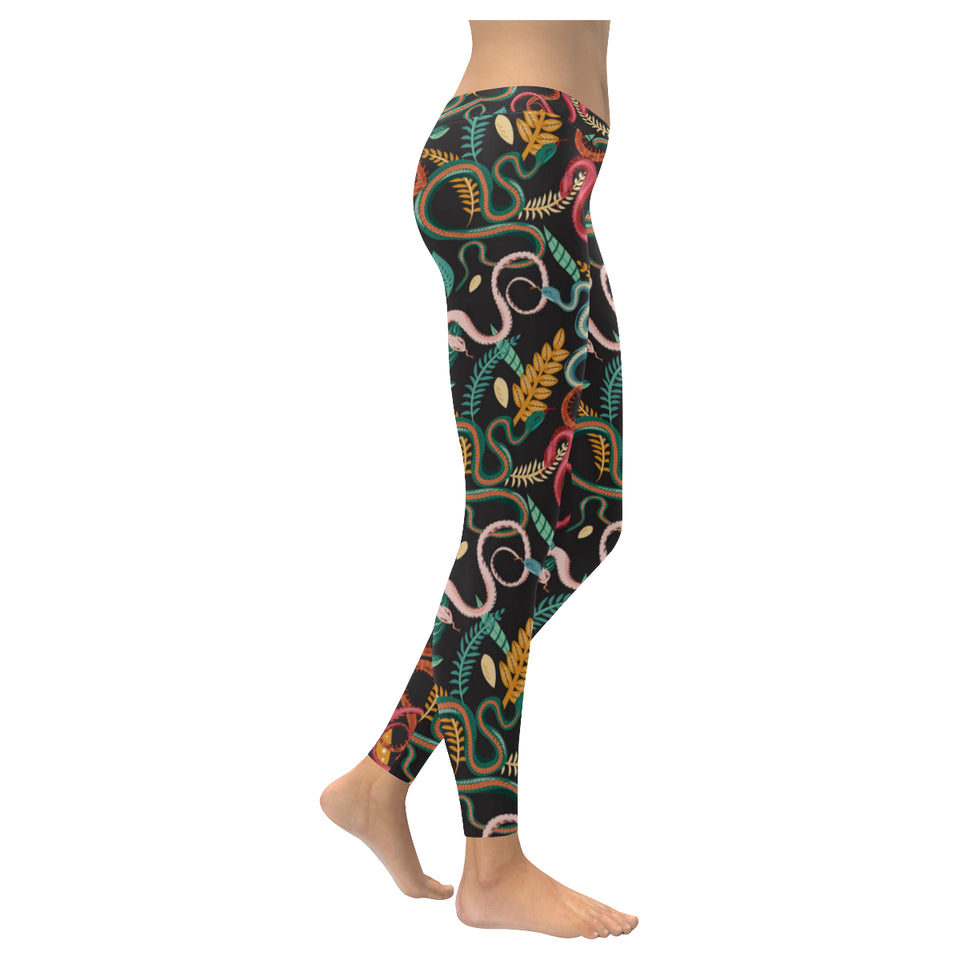 Colorful snake plant pattern Women's Legging Fulfilled In US