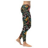 Colorful snake plant pattern Women's Legging Fulfilled In US