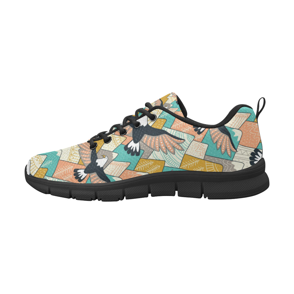 Eagle Pattern Print Design 02 Women's Sneaker Shoes