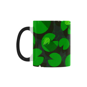 Frog waterlily pattern Morphing Mug Heat Changing Mug