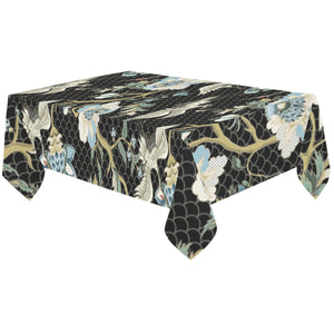 Japanese crane ornament elements Tablecloth