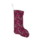Lips Pattern Print Design 03 Christmas Stocking