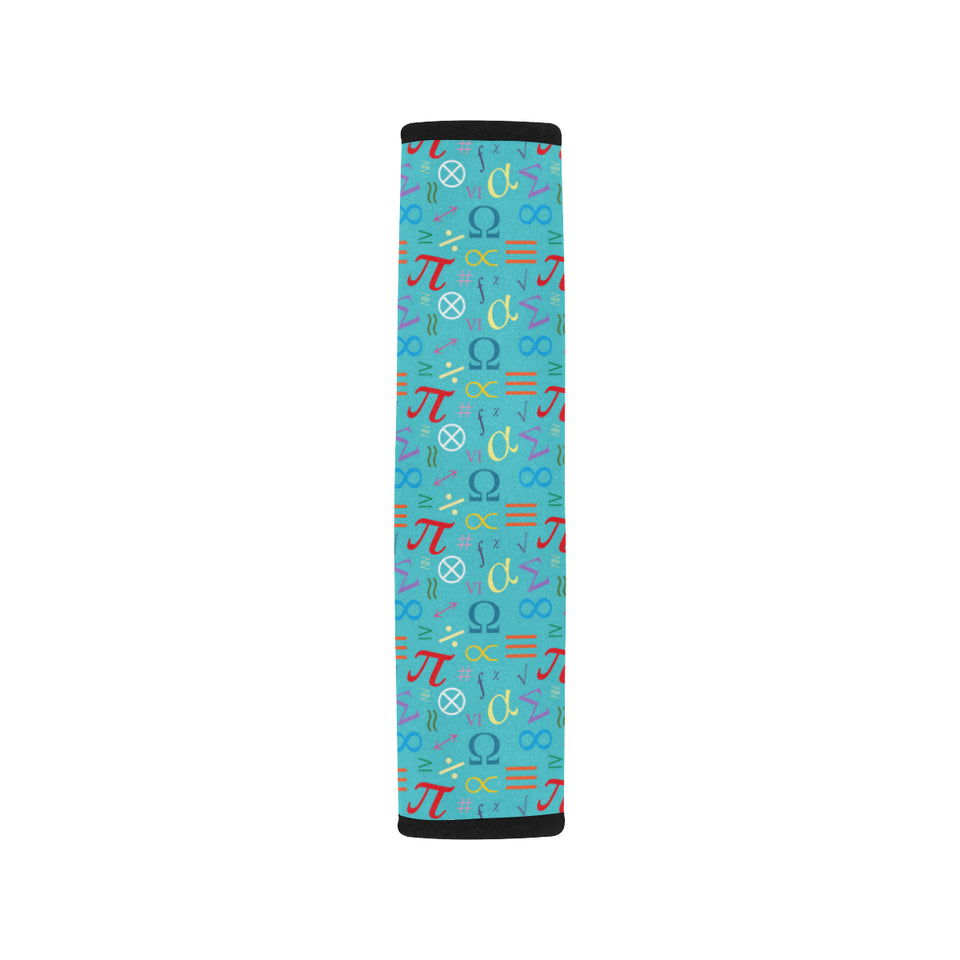Math Pattern Print Design 02 Car Seat Belt Cover