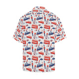 British Pattern Print Design 03 Men's All Over Print Hawaiian Shirt (Model T58)