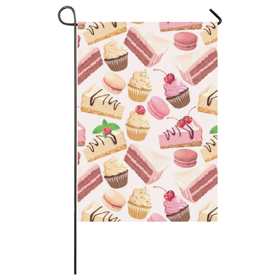 Cake cupcake sweets pattern House Flag Garden Flag