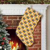 English Bulldog Pattern Print Design 04 Christmas Stocking