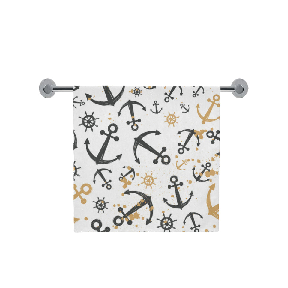Anchors Rudders pattern Bath Towel