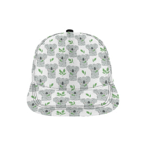 Hand drawn Koala leaves pattern All Over Print Snapback Cap