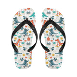 Cute Crocodile Pattern Unisex Flip Flops