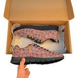 Gear Pattern Print Design 04 Men's Breathable Sneakers ( Model 055)