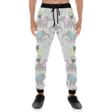 Cute elephant mouse pattern Unisex Casual Sweatpants