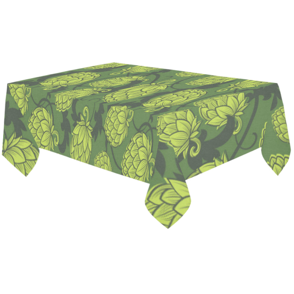 Hop pattern Hop cone background Tablecloth