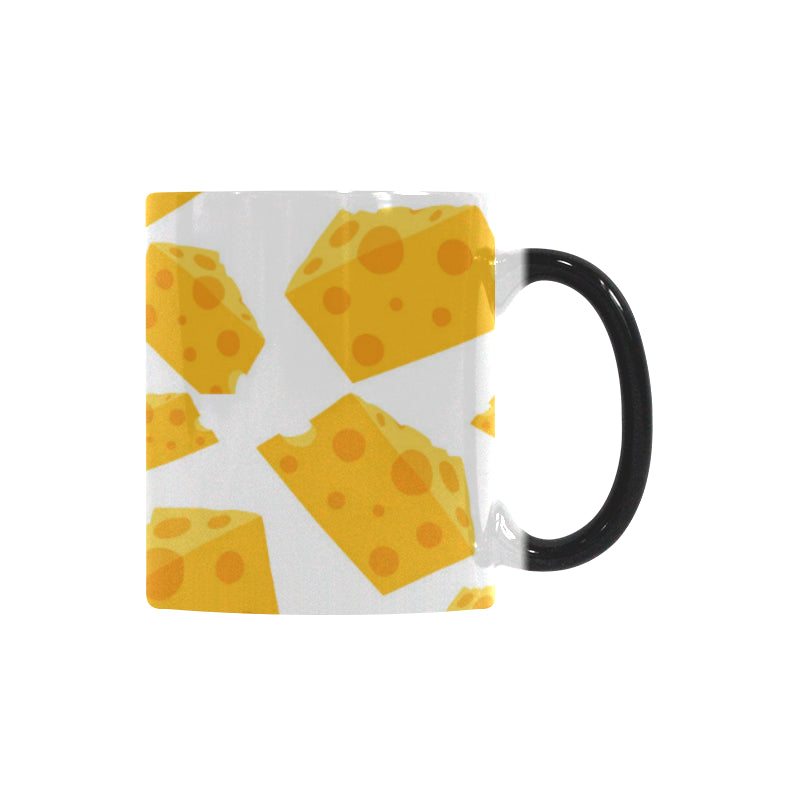 Cheese slice pattern Morphing Mug Heat Changing Mug
