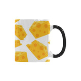 Cheese slice pattern Morphing Mug Heat Changing Mug