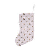 Yorkshire Terrier Pattern Print Design 02 Christmas Stocking