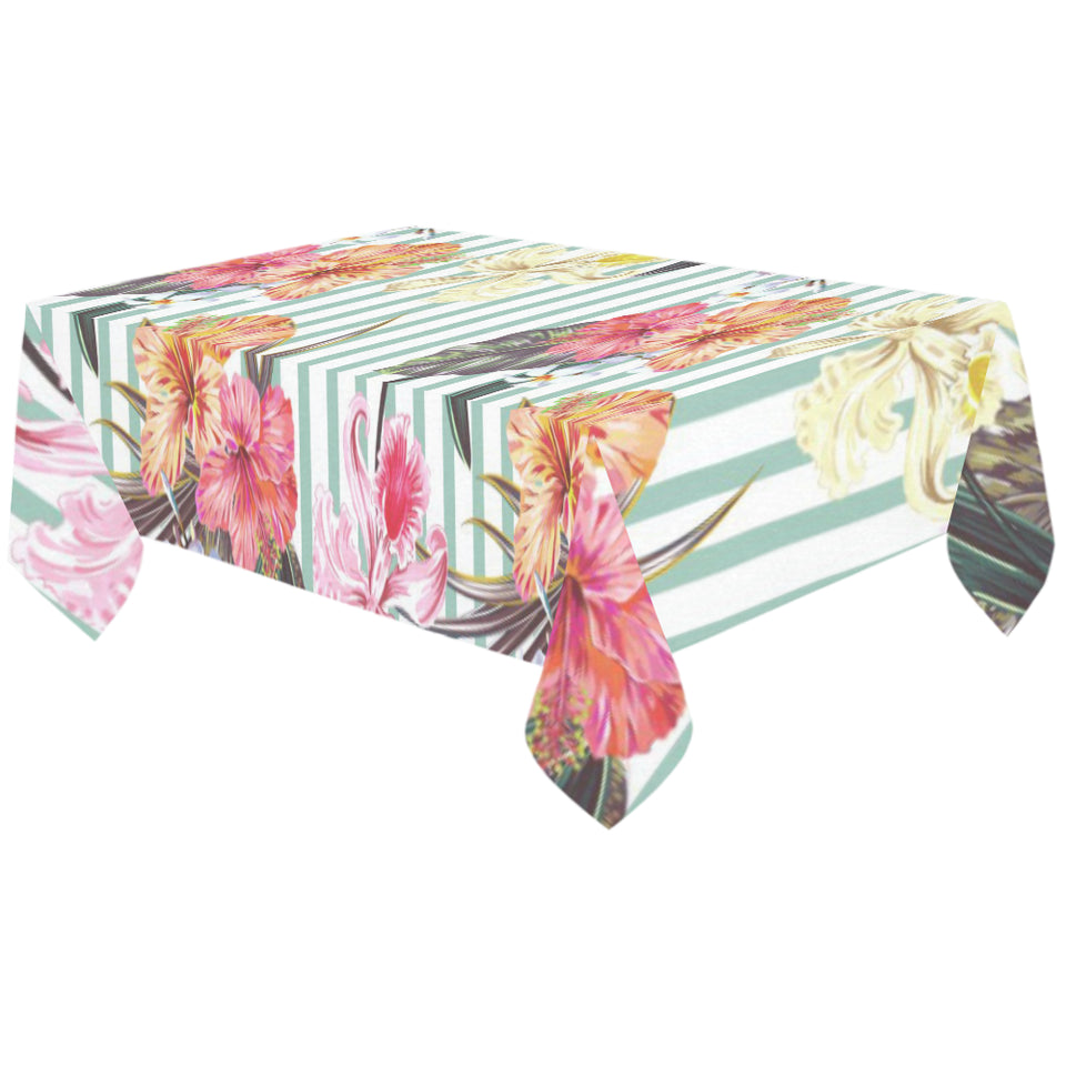 Colorful orchid flower pattern Tablecloth