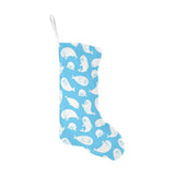 Cute white sea lion seals pattern Christmas Stocking