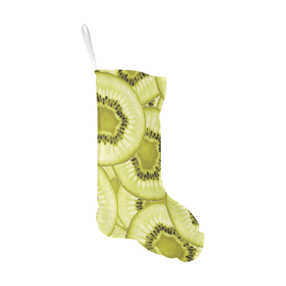 Sliced kiwi pattern Christmas Stocking