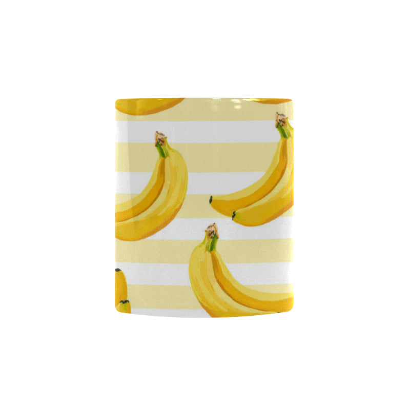 Banana pattern blackground Morphing Mug Heat Changing Mug