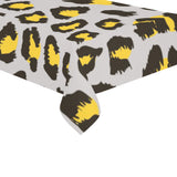 Gray Leopard print pattern Tablecloth