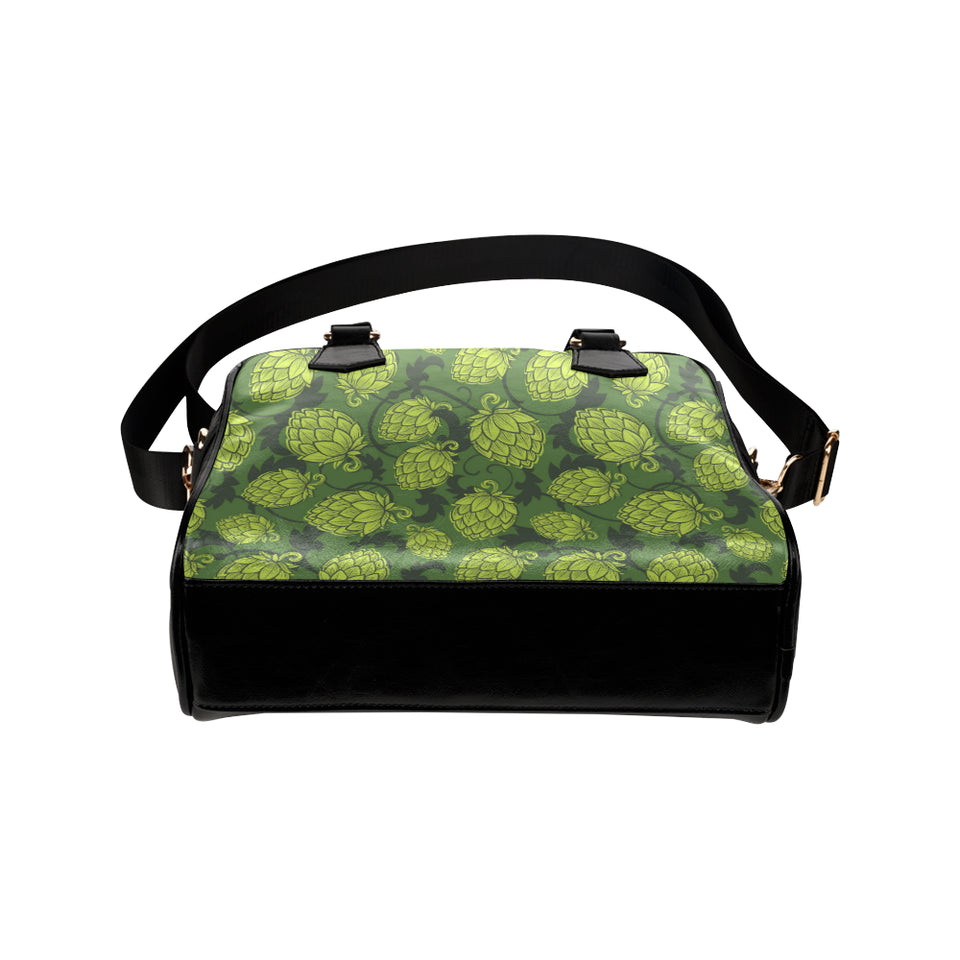 Hop pattern Hop cone background Shoulder Handbag