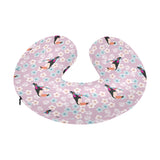 Beautiful toucan flower leaves U-Shaped Travel Neck Pillow